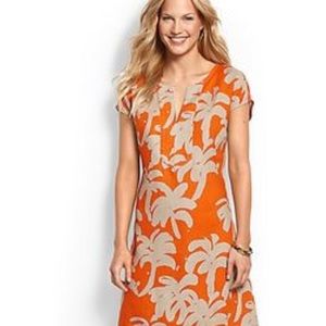 Tommy Bahama Paint Brush Palm Linen Dress